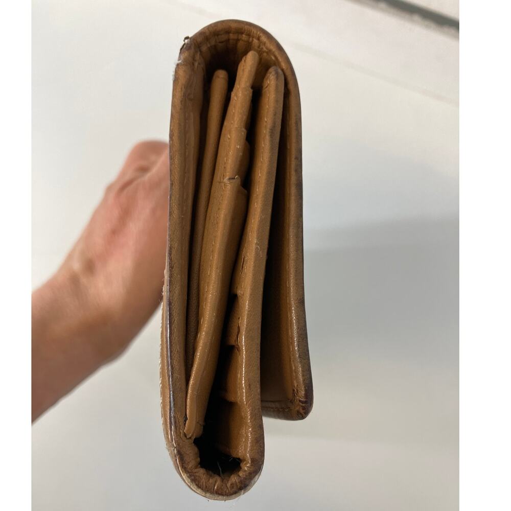 Coach Signature Multi Color Signature Leather Wal… - image 2